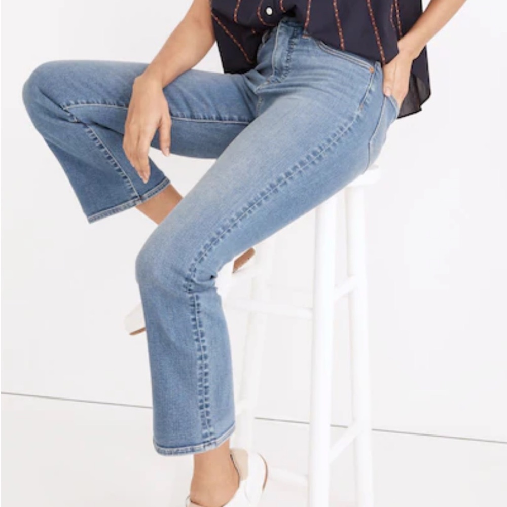 Madewell Light Blue Cropped Ankle Jeans